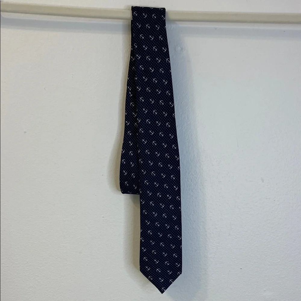 Craft & Flow Anchor Navy Kids' Tie